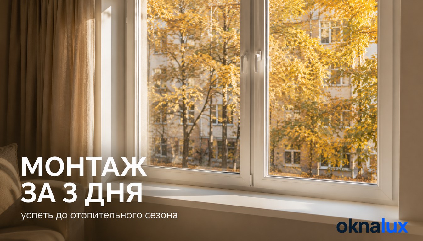 Монтаж за 3 рабочих дня: успеть до холодов