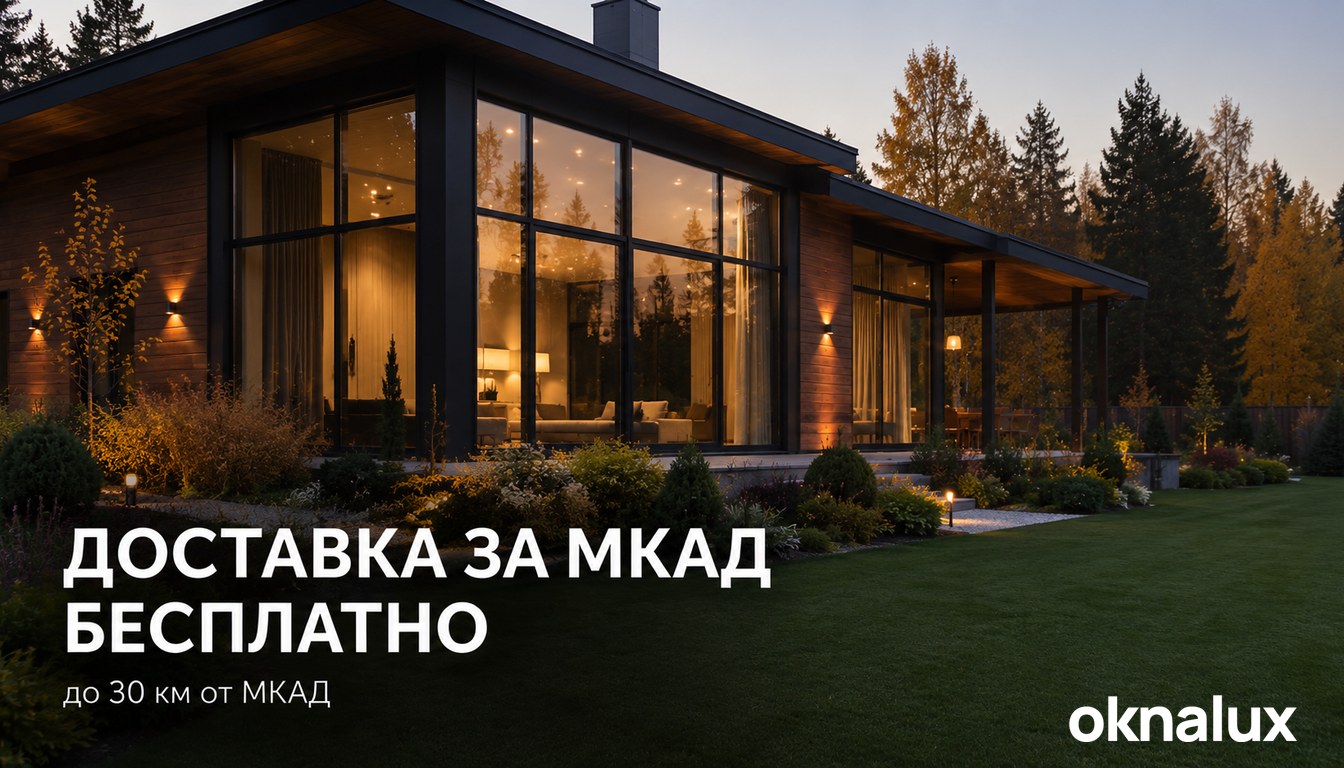 Загородный дом: доставка за МКАД бесплатно